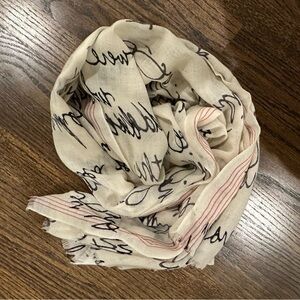 Gorgeous cream Club Monaco Scarf